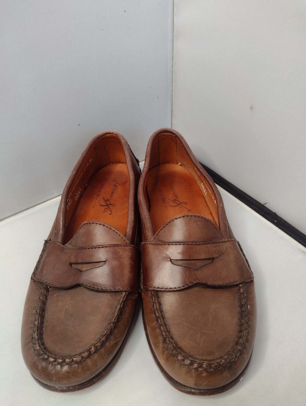 Rancourt & Co Genuine Leather  Penny Loafers Womens 5 UK 2.5  USA B11
